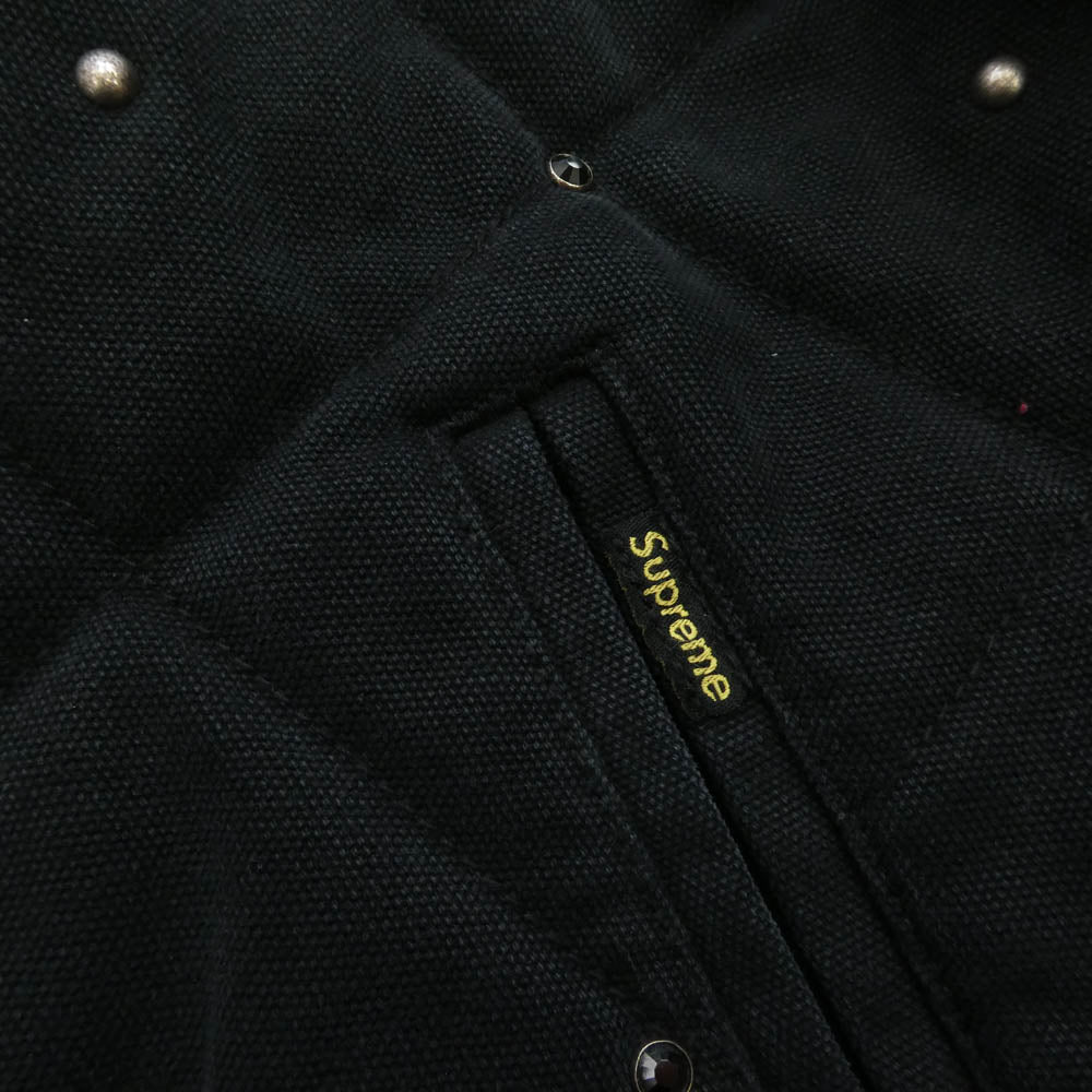 Supreme シュプリーム 25AW x b.b. Simon Quilted Work Jacket ビービーサイモン キルティング ワーク ジャケット ブラック系 S【中古】