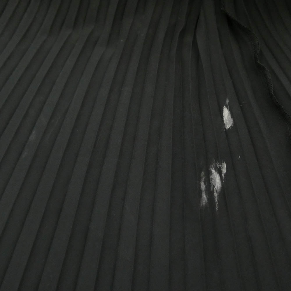 COMME des GARCONS NOIR コムデギャルソン ノワール 17AW 3T-S004 kei ninomiya ケイニノミヤ レイヤード レースフラワー刺繍 プリーツ スカート ブラック系 S【中古】