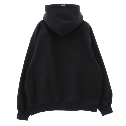 Supreme シュプリーム 23AW Box Logo Hooded Sweatshirt ボックスロゴ プルオーバースウェットパーカー フーディー ブラック系 L【中古】