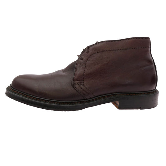 ALDEN オールデン 14714 レザソウル別注 レザー チャッカ ブーツ ダークブラウン系 ブラック系 6.5【中古】