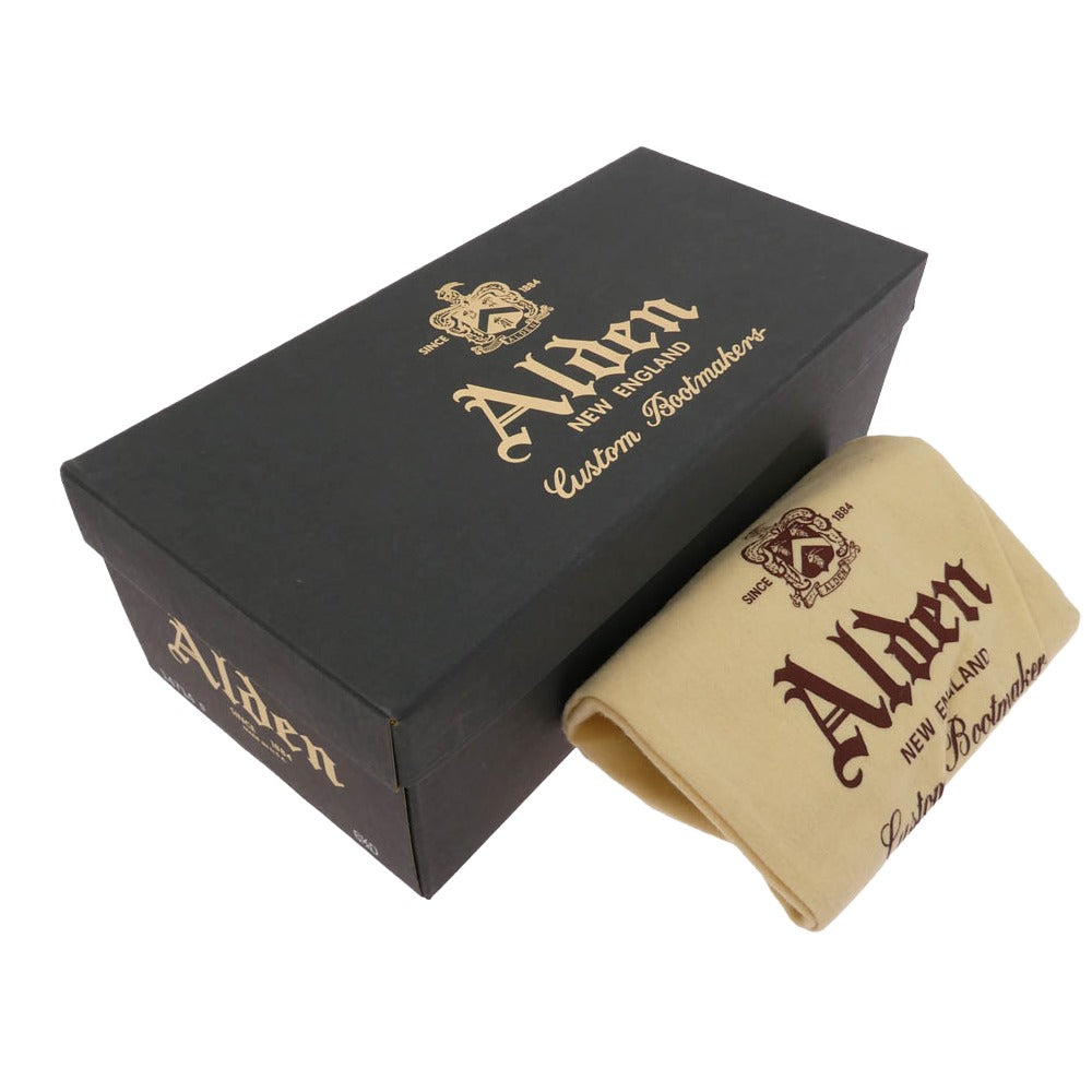 ALDEN オールデン 14714 レザソウル別注 レザー チャッカ ブーツ ダークブラウン系 ブラック系 6.5【中古】