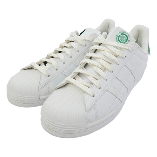 adidas アディダス FY5480 Superstar スーパースター ローカット スニーカー ホワイト系 グリーン系 ゴールド系 27cm【中古】