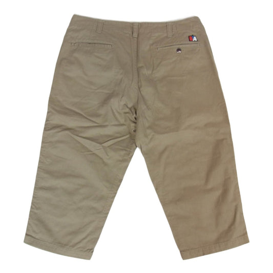 A BATHING APE アベイシングエイプ コットンチノクロス クロップド ワークパンツ ベージュ系 XL【中古】
