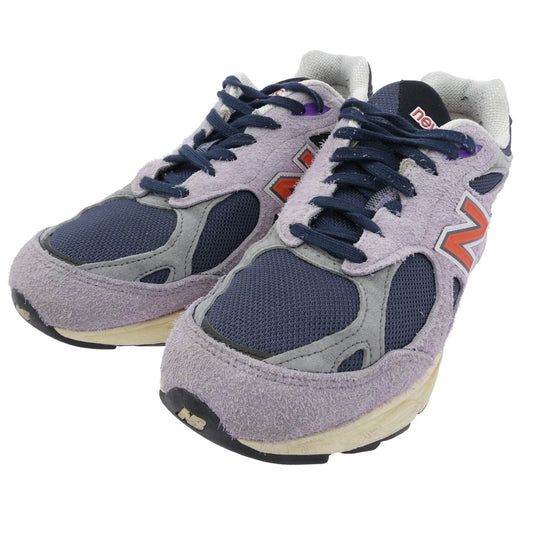 NEW BALANCE ニューバランス M990TD3 M990V3 Made in USA Raw Amethyst BY TEDDY SANTIS ローアメジスト ローカット スニーカー パープル系 ブルー系 グレー系 27.5cm【中古】