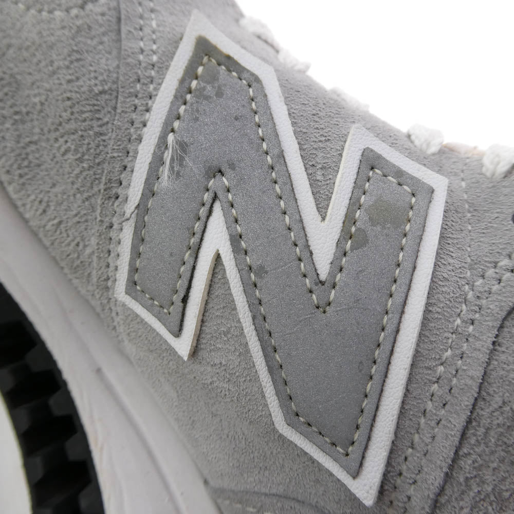 NEW BALANCE ニューバランス M1400JGY USA製 1400 Gray スエード ローカットスニーカー グレー系 25cm【中古】