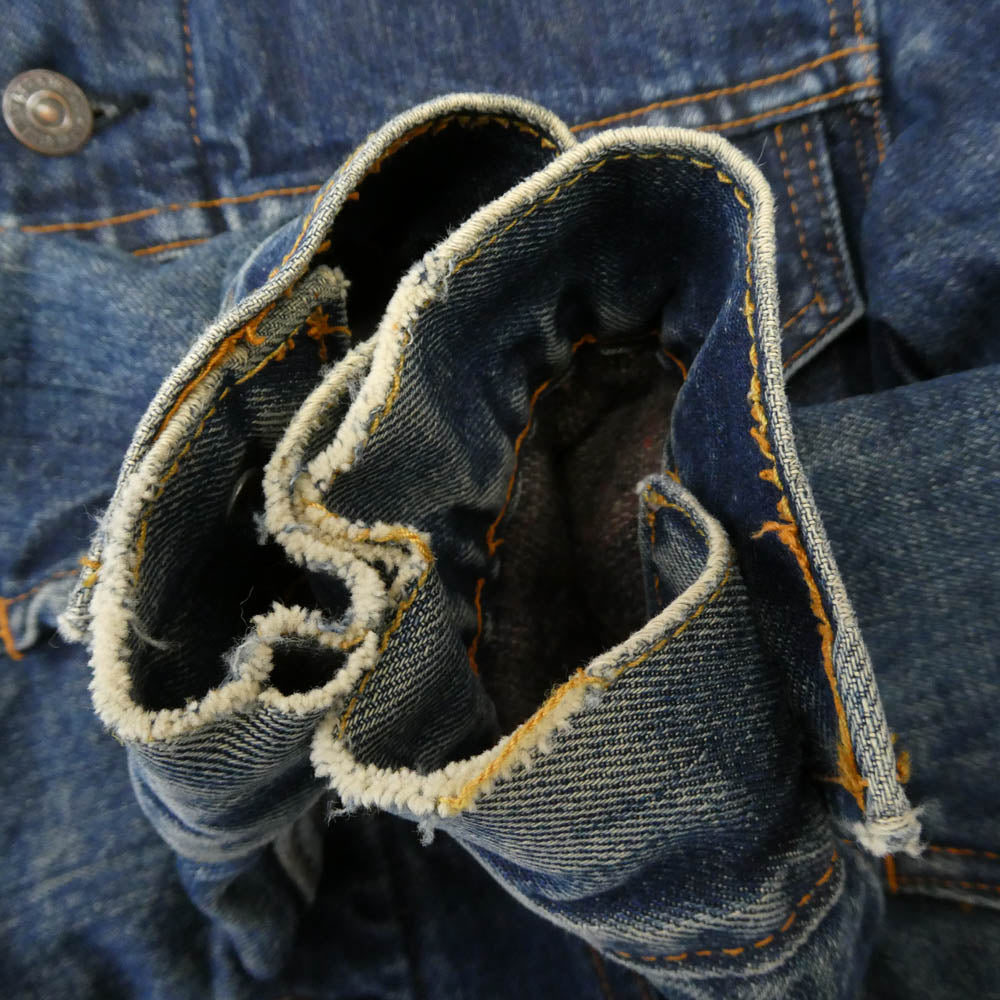 Levi's リーバイス 70s 70505-0317 BIG E 4th ブランケット付 ボタン裏525 デニム ジャケット インディゴブルー系 38【中古】