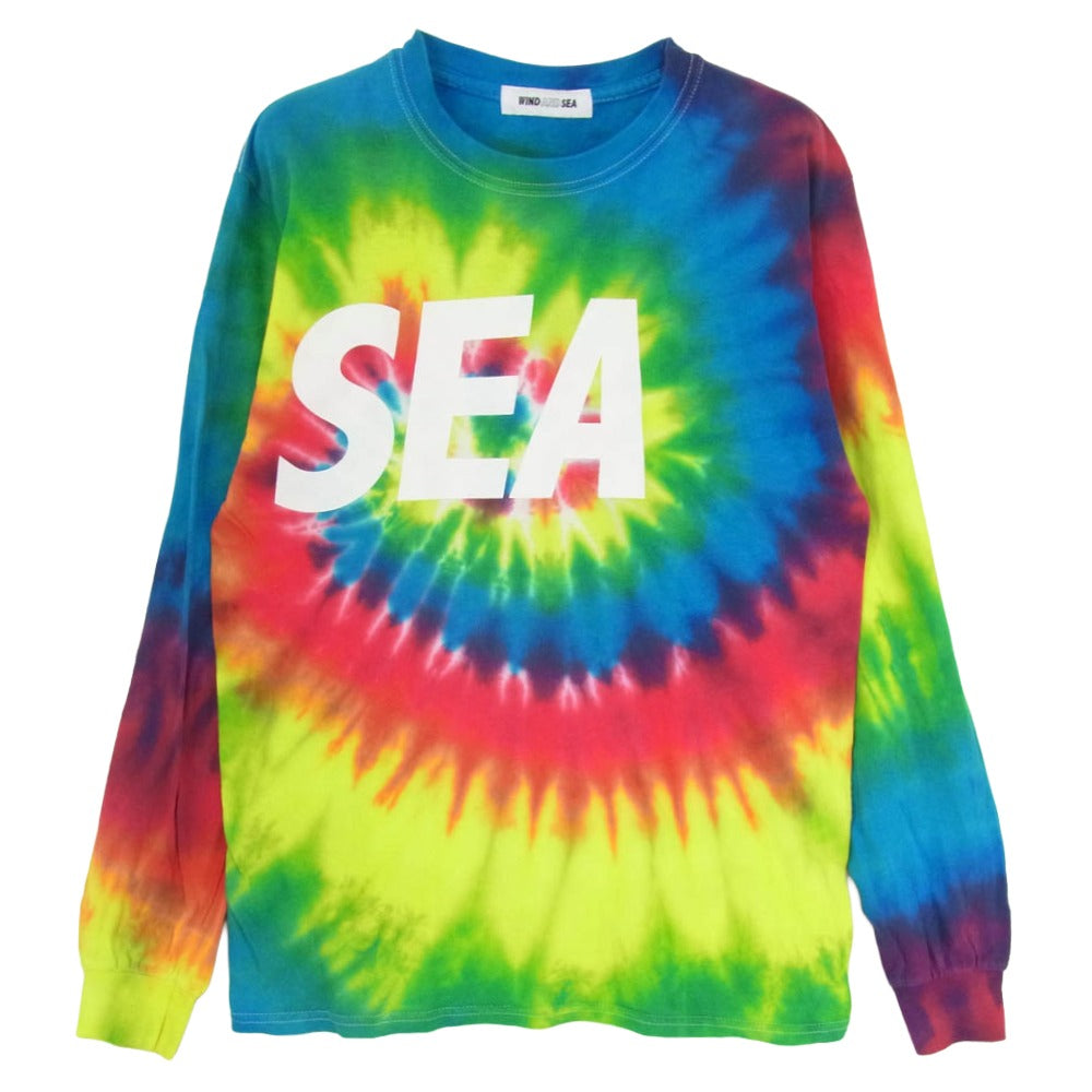 WIND AND SEA タイダイ柄 長袖カットソー WIND AND SEA ウィンダンシー LONG SLEEVE CUT-SEWN TIEDYE タイダイ