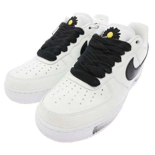 NIKE ナイキ DD3223-100 × PEACEMINUSONE ピースマイナスワン 【フェイクバスターズ鑑定済】Air Force 1 Low Para-noise White Black G-DRAGON エアフォース1 パラノイズ ジードラゴン ローカットスニーカー ホワイト系 26cm【新古品】【未使用】【中古】