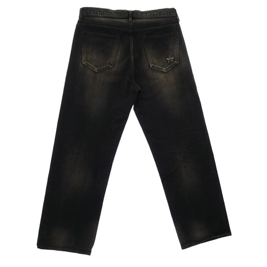 Supreme シュプリーム 25SS Distressed Loose Fit Selvedge Jean Washed Black ディストレスト ルーズ フィット ウォッシュド ブラック セルビッジ ジーンズ W34 ブラック系 34【極上美品】【中古】