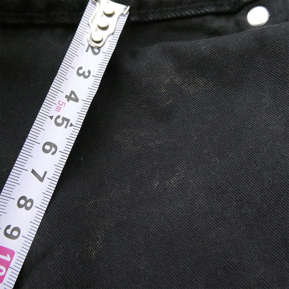 Supreme シュプリーム 25SS Distressed Loose Fit Selvedge Jean Washed Black ディストレスト ルーズ フィット ウォッシュド ブラック セルビッジ ジーンズ W34 ブラック系 34【極上美品】【中古】