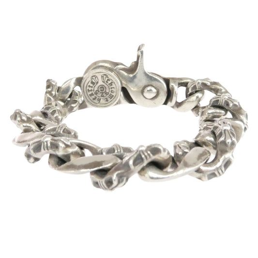 CHROME HEARTS クロムハーツ(原本無) FNCY CHN LNK オールド ファンシーリンク クリップ ブレスレット 13LINK シルバー系【中古】