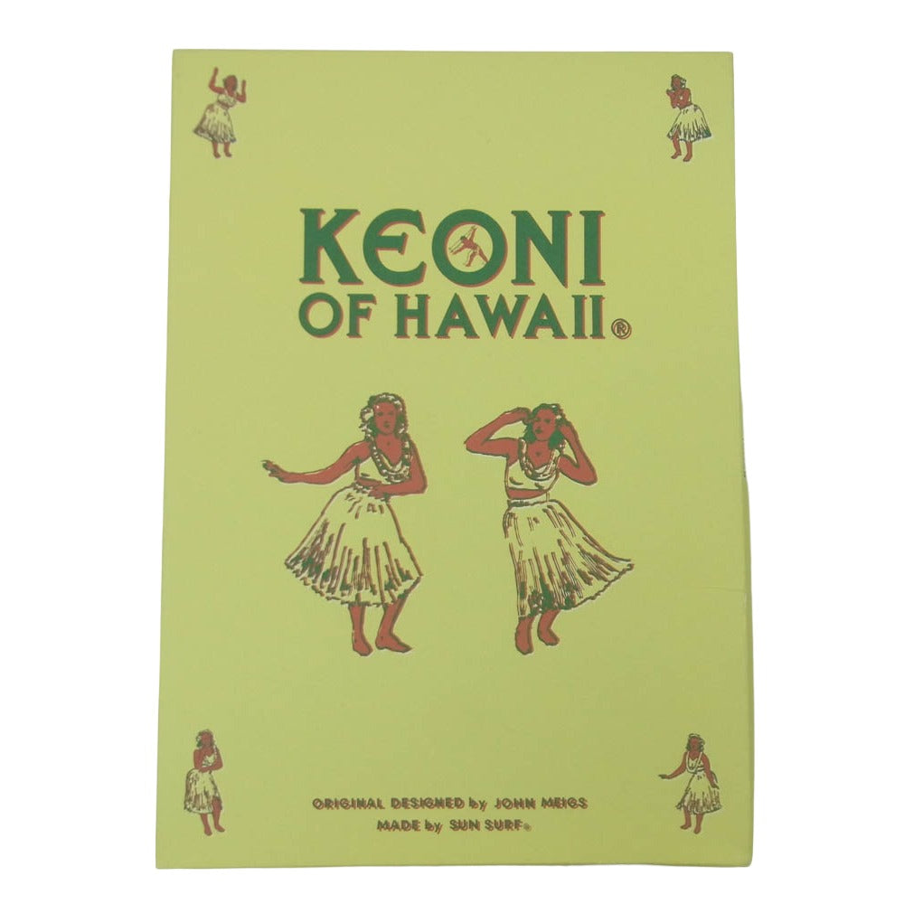 SUN SURF サンサーフ SS39135 KEONI OF HAWAII ケオニ・オブ・ハワイ 龍 by 図案家 後藤清 半袖 アロハ オープンカラー シャツ ブルー系 L【極上美品】【中古】