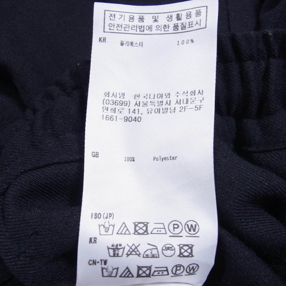 DAIWA PIER39 ダイワピア BP-34022W TECH WIDE EASY 2P TROUSERS FLANNEL テック ワイド イージー トラウザーズ フランネル パンツ ブラック系 S【中古】