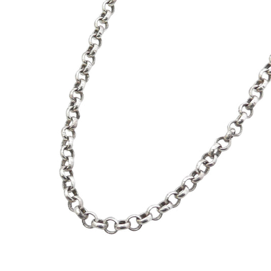 CHROME HEARTS クロムハーツ(原本無) 18inch NECKCHAIN R18 ロールチェーン ネックレス 18インチ シルバー系【中古】