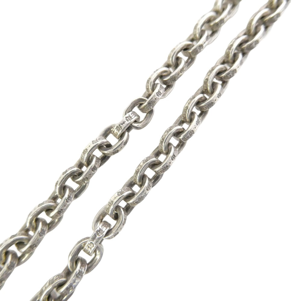 CHROME HEARTS クロムハーツ(原本無) 20inch PAPER CHAIN R20 ペーパーチェーン ネックレス 20インチ シルバー系【中古】
