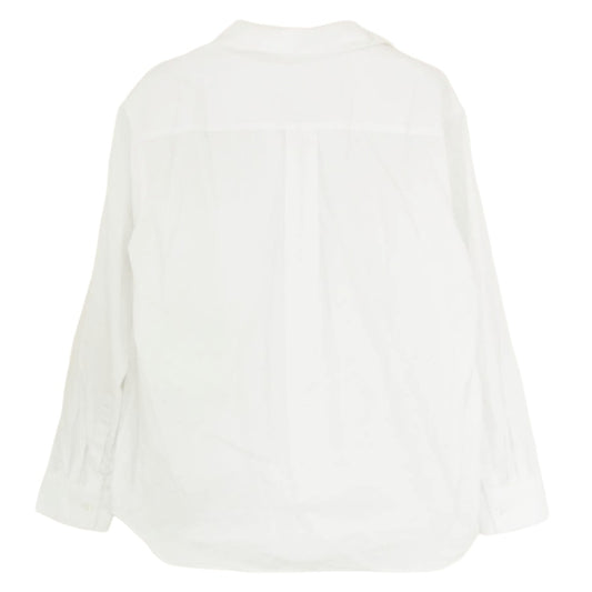 tao COMME des GARCONS タオ コムデギャルソン AD2023 TZ-B009 定番 ポケット付き 丸襟 長袖 シャツ ブラウス ホワイト系 M【中古】