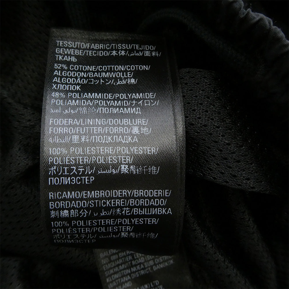 BALENCIAGA バレンシアガ adidas アディダス 23SS 725597 TNQ25 × ADIDAS アディダス サイドライン ロゴ トラック パンツ ブラック系 ホワイト系 34【中古】