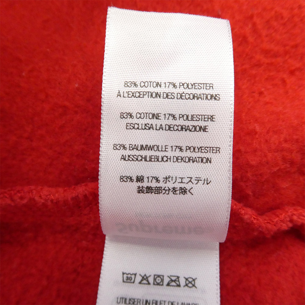 Supreme シュプリーム Small Box HalfZip Pullover スモールボックスロゴ ハーフジップ プルオーバー スウェット レッド系 M【中古】