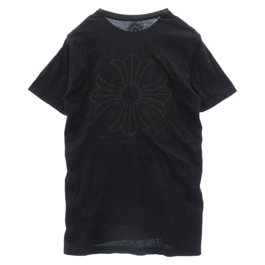 CHROME HEARTS クロムハーツ(原本無) CH PLUS CHプラス プリント 半袖 Tシャツ カットソー ブラック系 サイズ表記無し【中古】