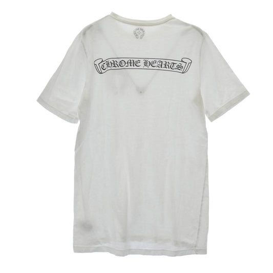 CHROME HEARTS クロムハーツ(原本無) HORSESHOE S/S TEE ホースシュープリント 半袖 Tシャツ カットソー ホワイト系 サイズ表記無し【中古】