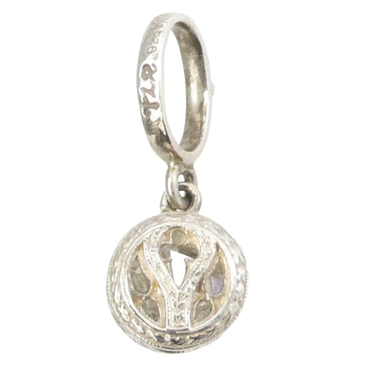 Loree Rodkin ローリーロドキン ジルコニア ペンダントトップ シルバー系【中古】