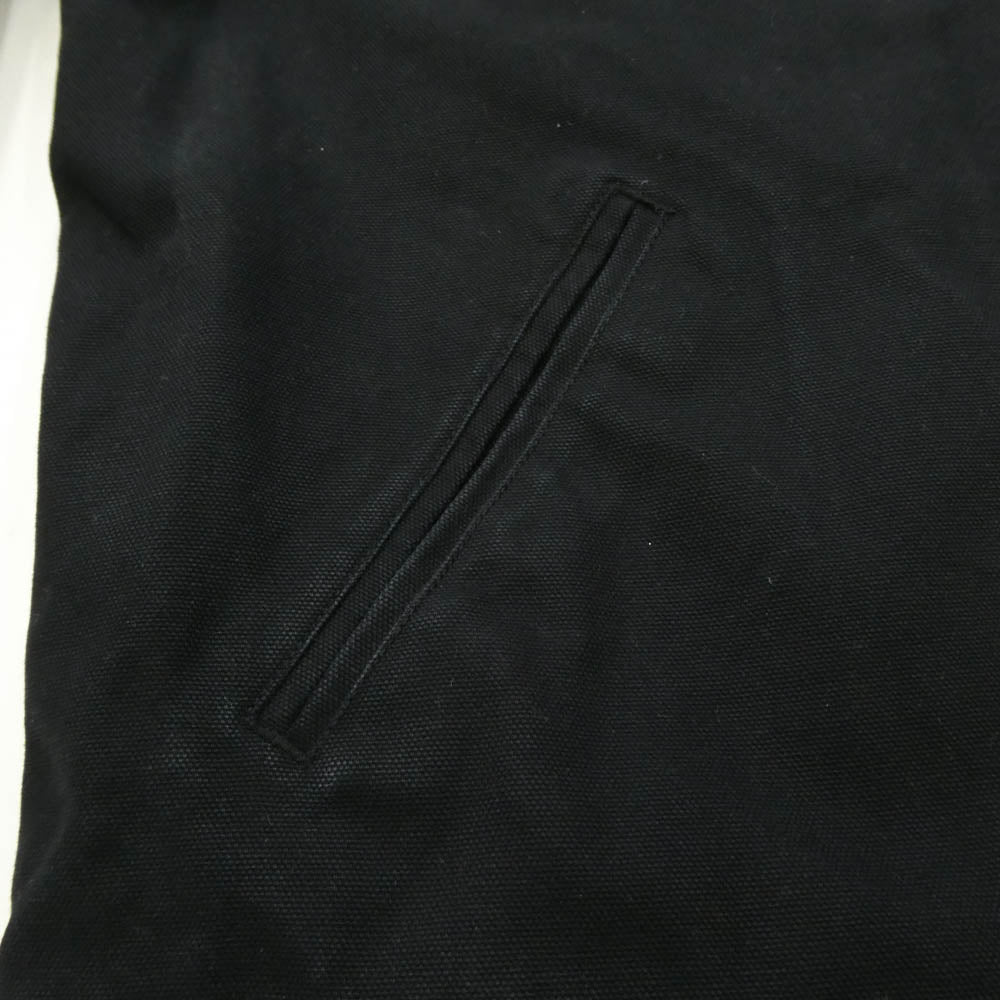 Carhartt カーハート 80418 DETROIT JACKET Blanket Lining 12ozディアボーンキャンバス デトロイト ジャケット ブランケットライニング ブラック ブラック系 L【中古】
