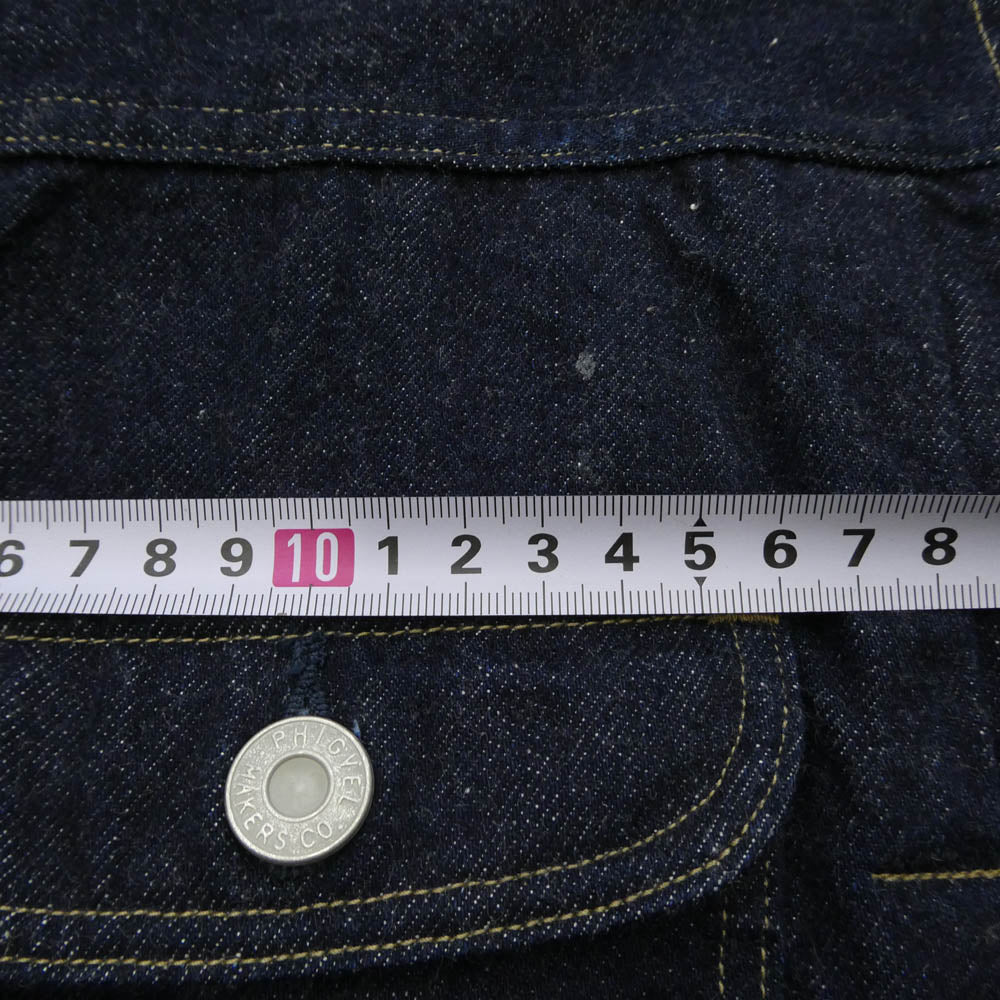 PHIGVEL フィグベル CLASSIC JEAN JACKET 2ndタイプ デニム ジャケット ネイビー系 1【中古】