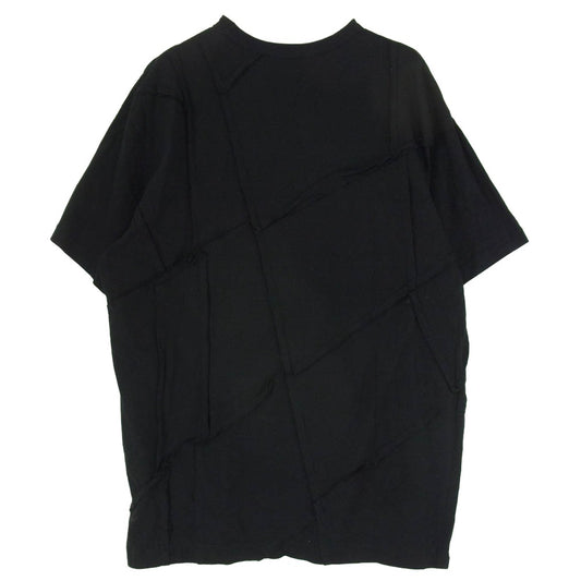 COMME des GARCONS HOMME PLUS コムデギャルソンオムプリュス 23SS PK-T028 再構築 S/S 半袖 Tシャツ カットソー ブラック系 M【中古】