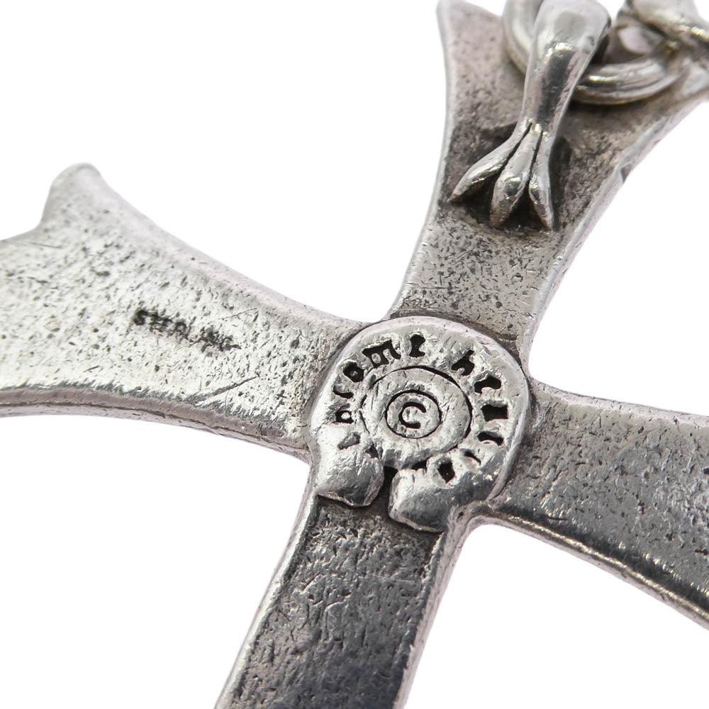 CHROME HEARTS クロムハーツ(原本無) CH CRS LG ラージCHクロス ペンダントトップ シルバー系【中古】