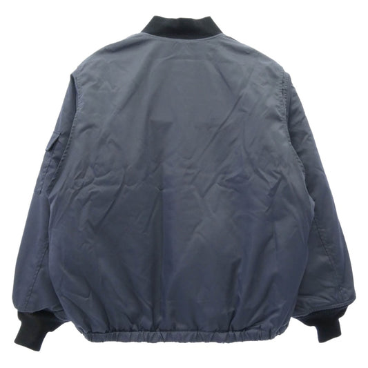 WACKO MARIA ワコマリア 24AW 24FW-WMO-SW01 SPIEWAK G-8 FLIGHT JACKET フライト ジャケット ブルゾン ネイビー系 XL【新古品】【未使用】【中古】