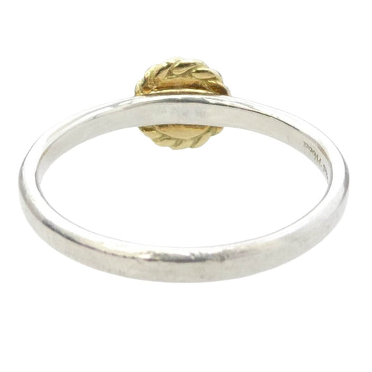 ワイルドウッド Gold Torsion Ring Opal ゴールド トーション オパール リング SV925 K18 シルバー系 ゴールド系 17.5号【中古】