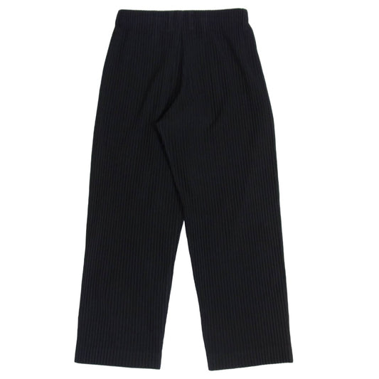 HOMME PLISSE ISSEY MIYAKE オム プリッセ イッセイミヤケ HP55JF150 BASICS PLEATED PANT ベーシックス プリーツ パンツ スラックス ブラック系 2【中古】