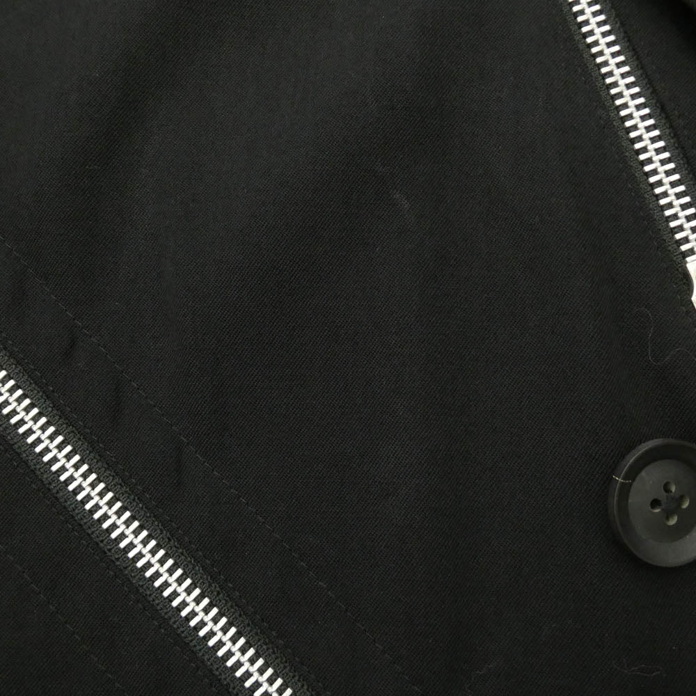 Yohji Yamamoto POUR HOMME ヨウジヤマモトプールオム 22SS HG-J25-100 N-ファスナーJKT 100番ウールギャバジン マルチファスナー テーラードジャケット ブラック系 2【中古】