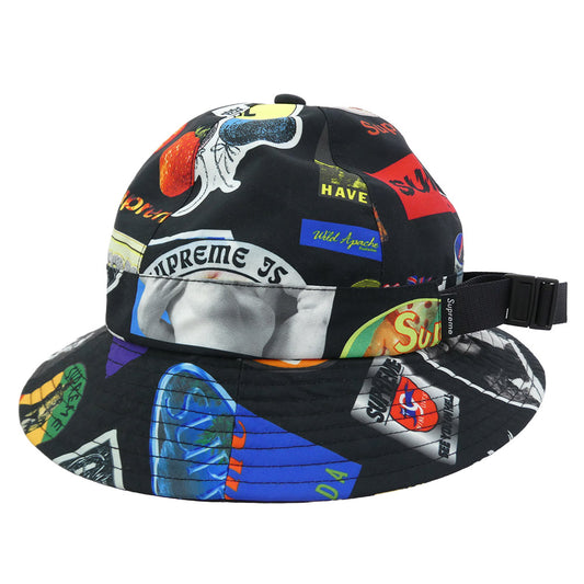 Supreme シュプリーム 21SS GORE-TEX Bell Hat ゴアテックス ベルハット バケットハット 帽子 ブラック系 マルチカラー系 SMALL/MEDIUM【美品】【中古】