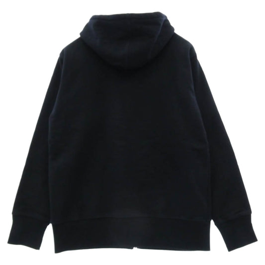 Supreme シュプリーム 00s 紙タグ カナダ製 Arc Logo Zip Up Hooded Sweatshirt アーチ ロゴ ジップアップ フーディー パーカー ダークネイビー系 M【中古】