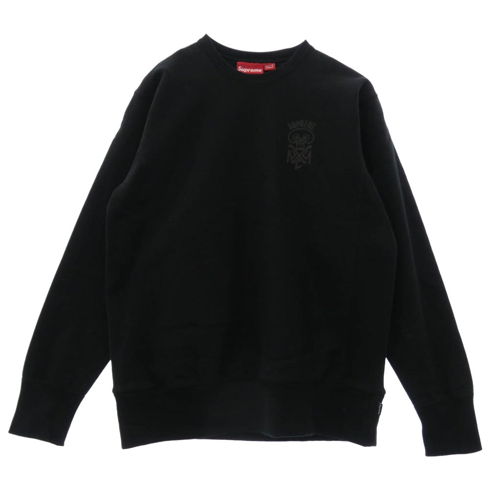 Supreme シュプリーム Skull & Bones NYC Crewneck Sweatshirt スカル アンド ボーンズ ニューヨーク クルーネック スウェット ブラック系 M【中古】 Supreme シュプリーム Skull & Bones NYC Crewneck Sweatshirt スカル