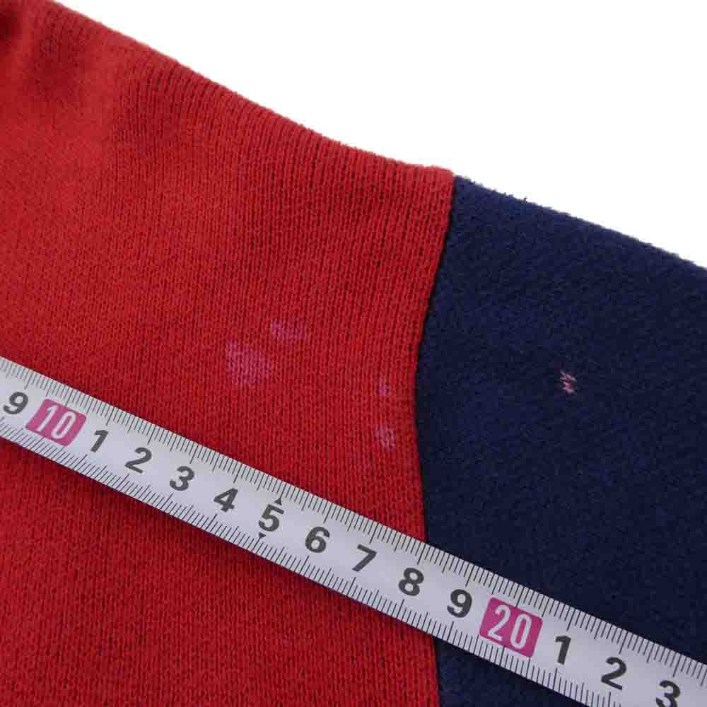 Supreme シュプリーム 18AW Logo Repeat Sweater ロゴリピート ニット セーター ブルー系 レッド系 M【中古】