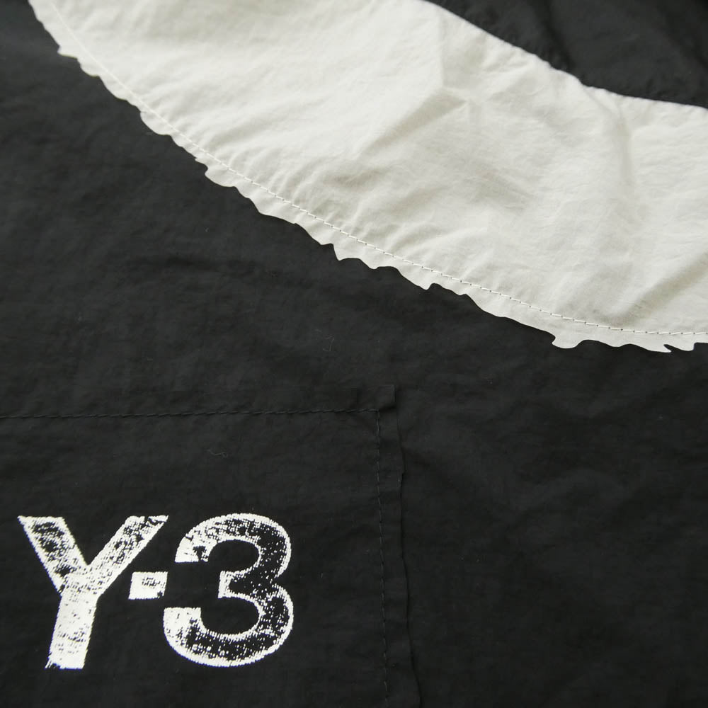 Y-3 Yohji Yamamoto ワイスリー ヨウジヤマモト 26SS KF6027-APPS26 RAW EDGE 3 STRIPES NYLON SHELL JACKET ロウ エッジ 3 ストライプス ナイロン シェル ジャケット ブラック系 L【新古品】【未使用】【中古】