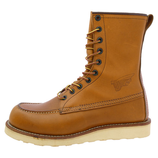 RED WING レッドウィング 877 USA製 8-inch Classic Moc Oro Legacy 8インチ クラシックモック オロレガシー レザー ブーツ ライトブラウン系 26.5cm【中古】