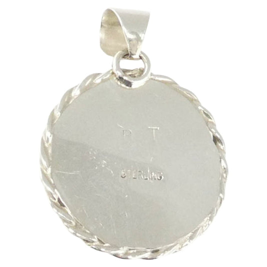 ズニ族 Bevis Tsadiasi ベルビス・ツァディアシ ペンダントトップ シルバー系 マルチカラー系【中古】