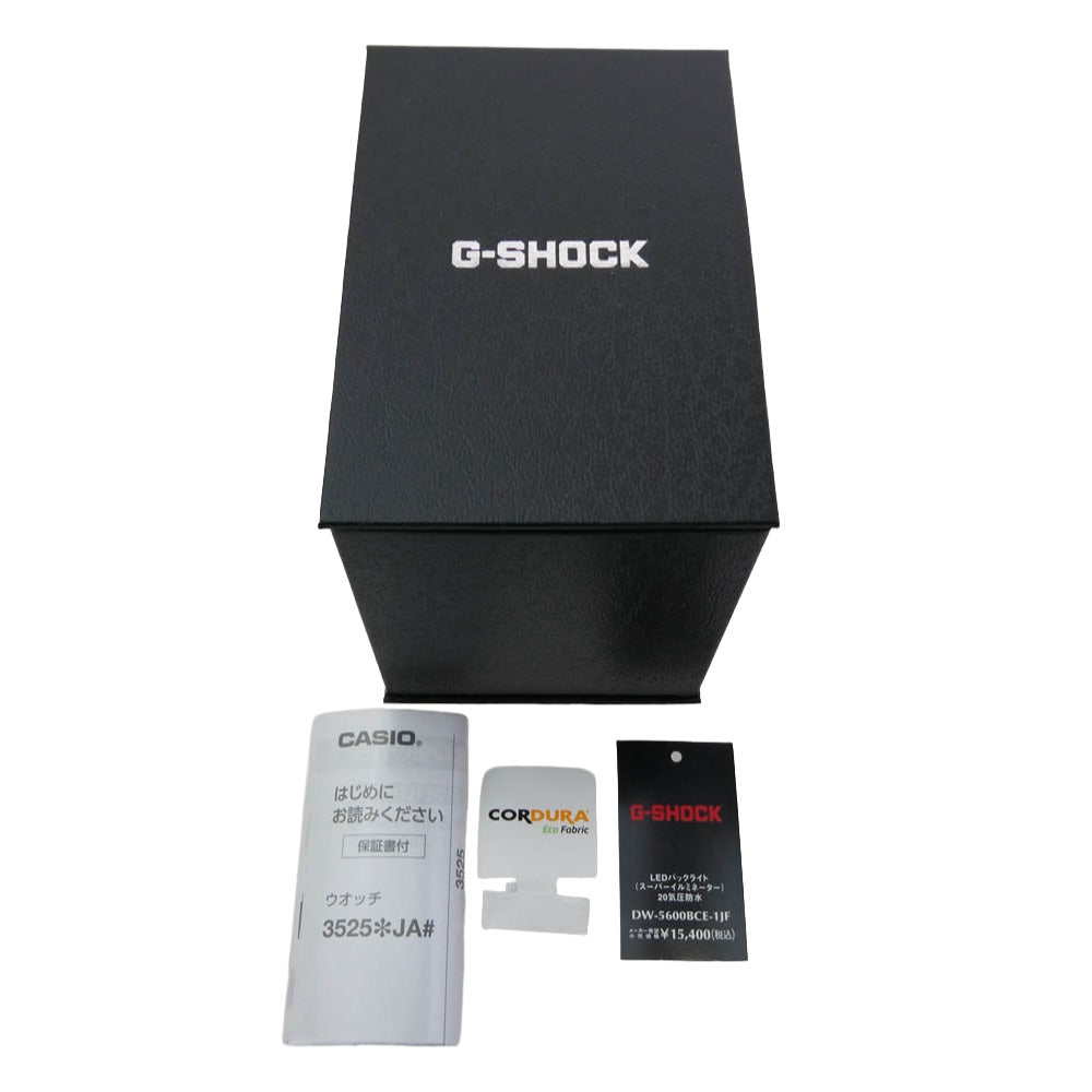 CASIO G-SHOCK カシオ ジーショック DW-5600BCE-1JF 5600 SERIES Utility black デジタル ウォッチ 腕時計 ブラック系【中古】