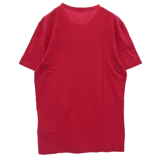 MONCLER モンクレール G20918C00022 8390T モンクレールジャパンタグ T-SHIRT ワッペン付 フロントロゴ Tシャツ 半袖カットソー ピンク系 L【中古】