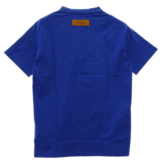 LOUIS VUITTON ルイ・ヴィトン 22AW RM222Q DT3 HNY55W インサイドアウト エンボス LVロゴ Tシャツ 半袖カットソー ブルー ブルー系 M【中古】