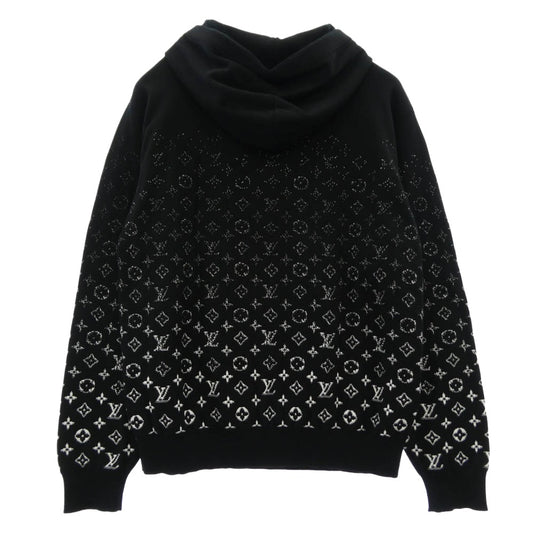 LOUIS VUITTON ルイ・ヴィトン 23SS RM231Q USO HNN45W モノグラム グラディエント ジャガード プルオーバーパーカー ブラック系 ホワイト系 L【中古】