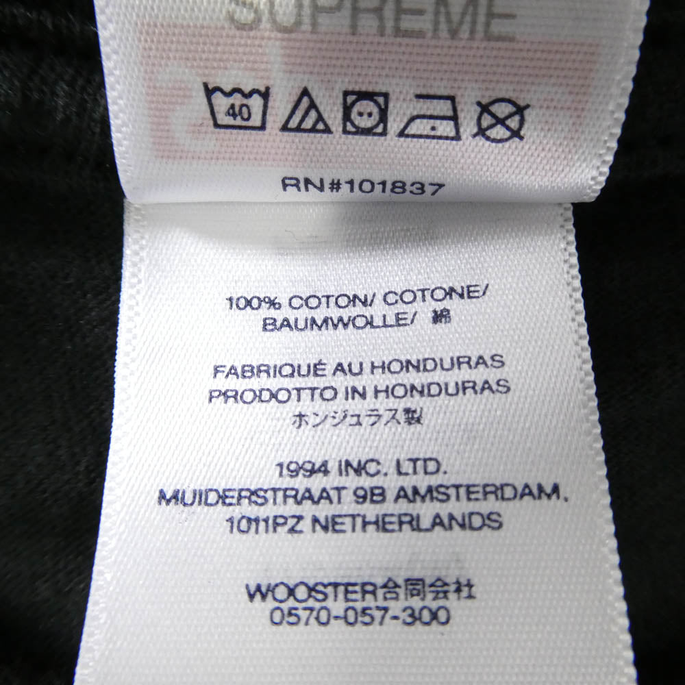 Supreme シュプリーム 24AW Mister Cartoon Pow Tee ミスター カートゥーン パウ 半袖 Tシャツ M チャコール系 M【美品】【中古】