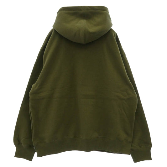 Supreme シュプリーム 25SS Small Box Hooded Sweatshirt スモール ボックス フーデッド スウェットシャツ フーディー パーカー オリーブ モスグリーン系 L【極上美品】【中古】