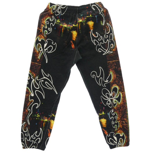 Supreme シュプリーム 22SS East Broadway Sweatpant イースト ブロードウェイ スウェットパンツ チャコール系 マルチカラー系 S【美品】【中古】