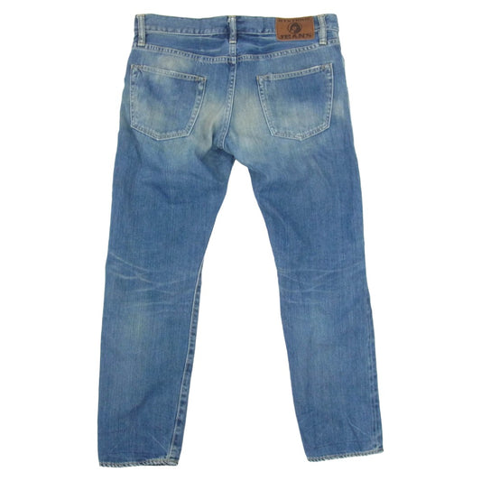 HYSTERIC GLAMOUR ヒステリックグラマー 0143AP07 クラッシュ加工 CPR加工 ダメージ デニム パンツ インディゴブルー系 M【中古】