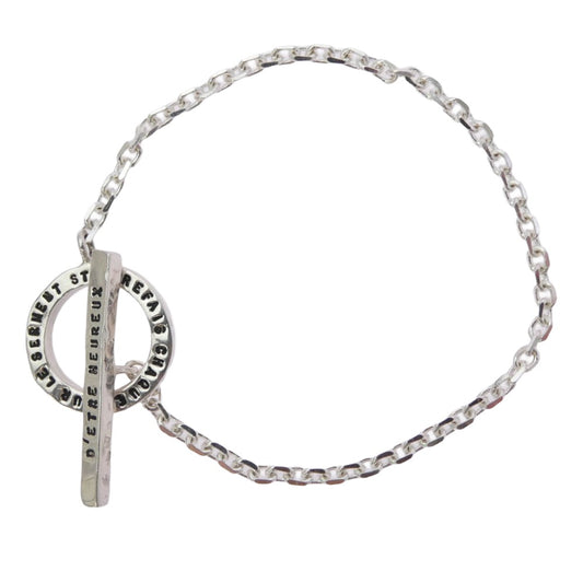 SERGE THORAVAL セルジュトラヴァル B98-0_0146560 B98 LIENS 繋がり BRACELET ブレスレット シルバー系【中古】