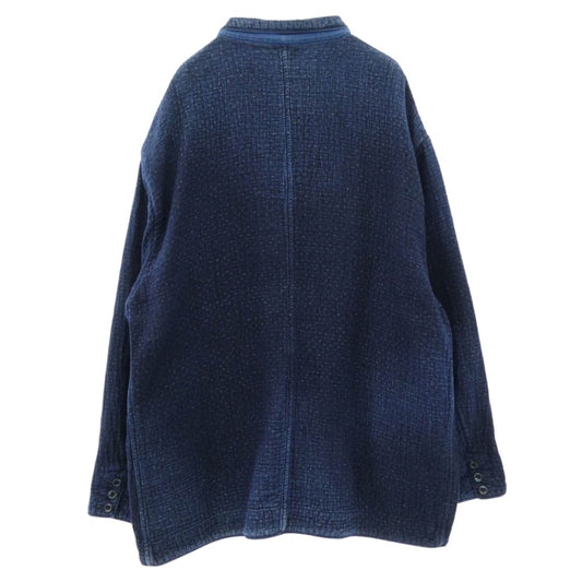PORTER CLASSIC ポータークラシック NEW SASHIKO TAILORED JACKET ニュー サシコ 3B テーラード ジャケット ブルー系 3【美品】【中古】